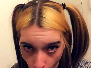 pretty tranny says, 'i want to suck you off on my knees'