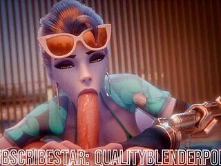 Widow deepthroats huge cock on beach swallow