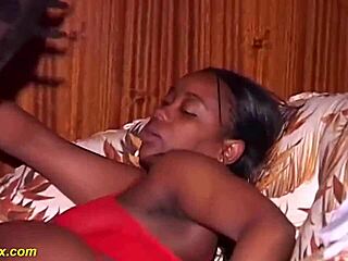 핫 아프리카 의붓언니 장난감으로 강렬 플레이 즐겨