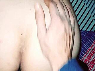 Hot romantic POV of hairy pussy getting licked and fucked by cock