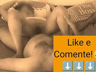 测试新夜视摄像头，骑她脸而她磨蹭我