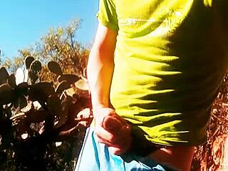 Guy Suggestively Masturbates Alone In Room