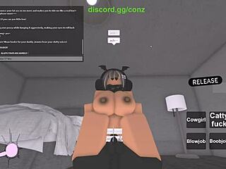Intense roblox porn with big tits and ass