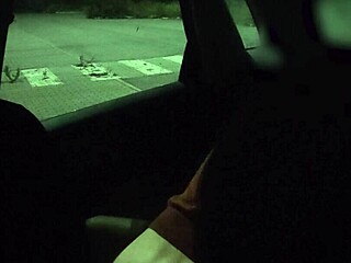 French dogging alert! My wife squirts and bangs a voyeur in public parking, caught by strangers - Misscreamy 😱