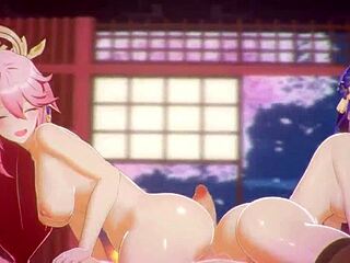 hentai thirteen featuring anime characters