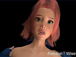 Sakura and Hinata's Futa Sandwich POV - Intense!