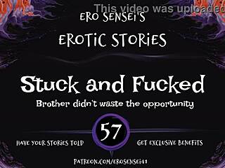 i got stuck and fucked so hard!