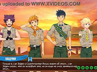 game friends camp episode 22 with russian voice acting