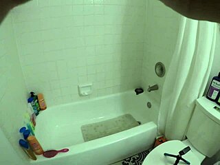 angel and lover enjoying a shower together.