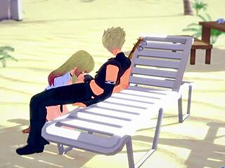 Koikatsu Marin Kitagawa in My Dress-Up Darling anime uncensored story from thereal3dstories.