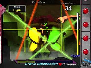 spunkstock festival girl at rave gets pussy wet in hentai game part 6