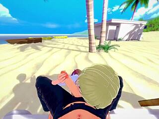 Koikatsu Marin Kitagawa in My Dress-Up Darling anime uncensored story from thereal3dstories.