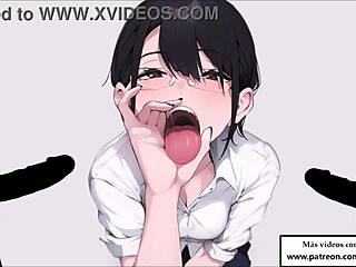 you're in a spanish voice bukkake, deepthroating cocks in immersive joi audio with blowbang and jerk off instructions