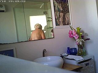 Granny Shows Off Her Boobs in Steamy Action Scene