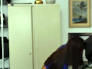 Skinny brunette shows director how hot and naughty she can be with big cock. 😈