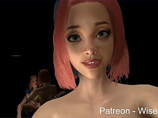 Sakura and Hinata's Futa Sandwich POV - Intense!