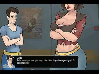 Deep Vault 69 Hentai 3some With Boobs In Fallout Parody.