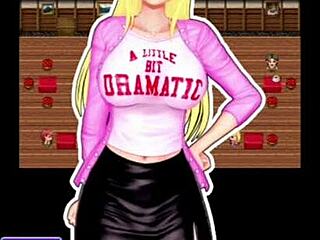 Man must breed 10 women to bang rich blonde in Breedtown!