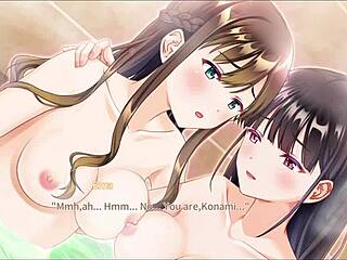 Secret Kiss Sweet Tender Ep8: Versautes Badezimmer-Spiel Anime Lesben Hentai