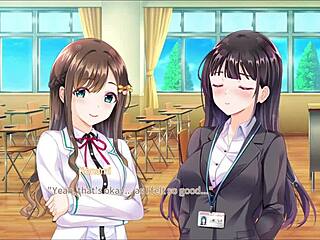 Secret Kiss Sweet Tender Ep8 Fun Bathroom Game Anime Lesbian Hentai