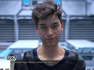 Forró nagy cicis MILF vezet gőzös jógát a kihagyott űrben 40