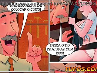 Uncle Eats Novinha's Ass In Car