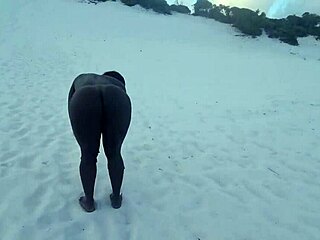 Brazilian Emo Couple's First Nudist Beach Encounter With Stranger