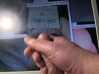 Cum tribute for Pinkbunny