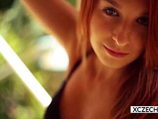 Awesome Eve toys her body solo on xczech com in steamy teen display