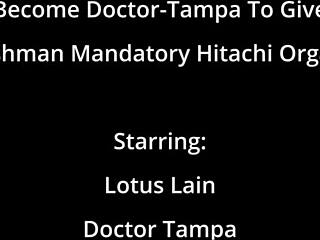 doctor tampa gives freshman lotus lain hitachi wand orgasms during hospital physical at hitachihoescom