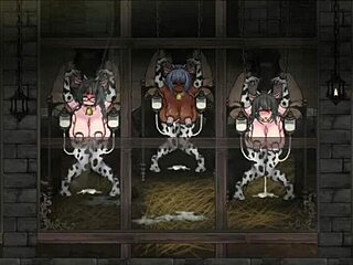 Tahle anime hentai noční scéna na ranči je divoká