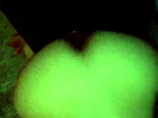 latina milf wife wears mask with toys