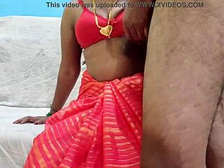 Η bhabhi με το ροζ σάρι δεν άντεξε το hardcore χτύπημα του devar στο ράντσο