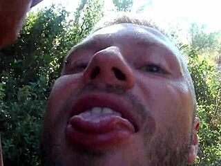 Gay outdoor blowjobs with tons of big dicks