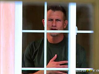 I'm obsessed with this Brazzers scene flirting with the neighbor. Spanking and rough play in fishnets drive me crazy!