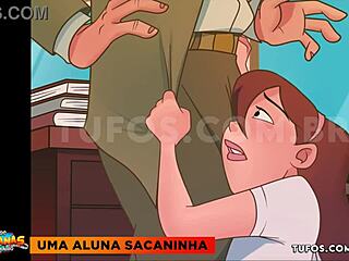 Os Sacanas maratonundan en seksi porno çizgi filmler