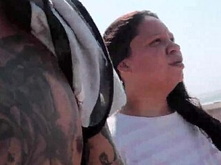 Latina cutie spotted me and jumped right into wild beach action.