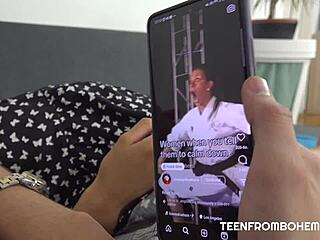 This hot latina couple enjoys blowjobs and handjobs together in hardcore fun