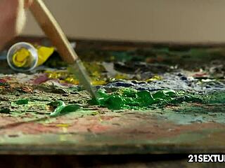 Lindsey Olsen's asshole gaping from feverish assfucking