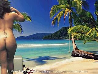 Camsoda - 丰满业余女孩用玻璃假阳具自慰