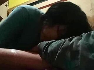 Antonio and rosita share a loving moment together