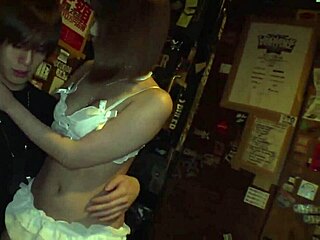 Japanese nurse deepthroats cock