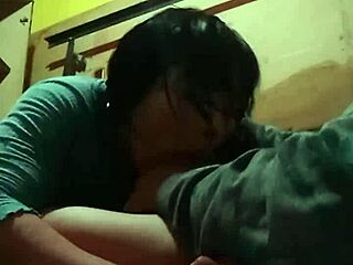 Antonio and rosita share a loving moment together