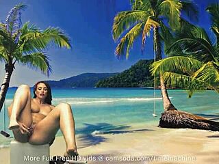 Camsoda - Curvy Amateur Girl Fucks Herself With Glass Dildo