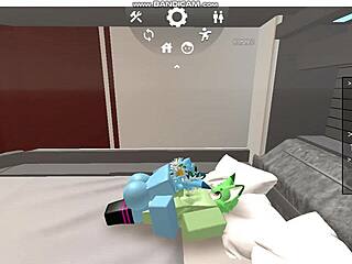 roblox furries gays relax comfortably together in the game.