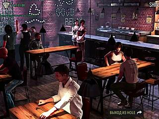 Stripping down in public, dancing and licking pussy in Fashion Business game.