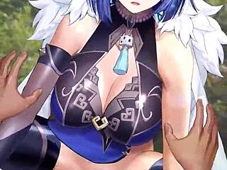 yelan from genshin impact in hentai