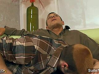 Married guy sucking monster cock at wedding?