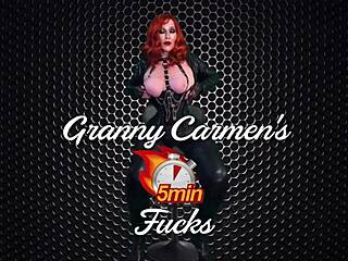 Metal Granny Carmens 5 Minute Fuck