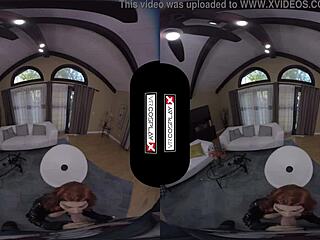 Black Widow Rides My Cock Wildly at VRCosplayX Com